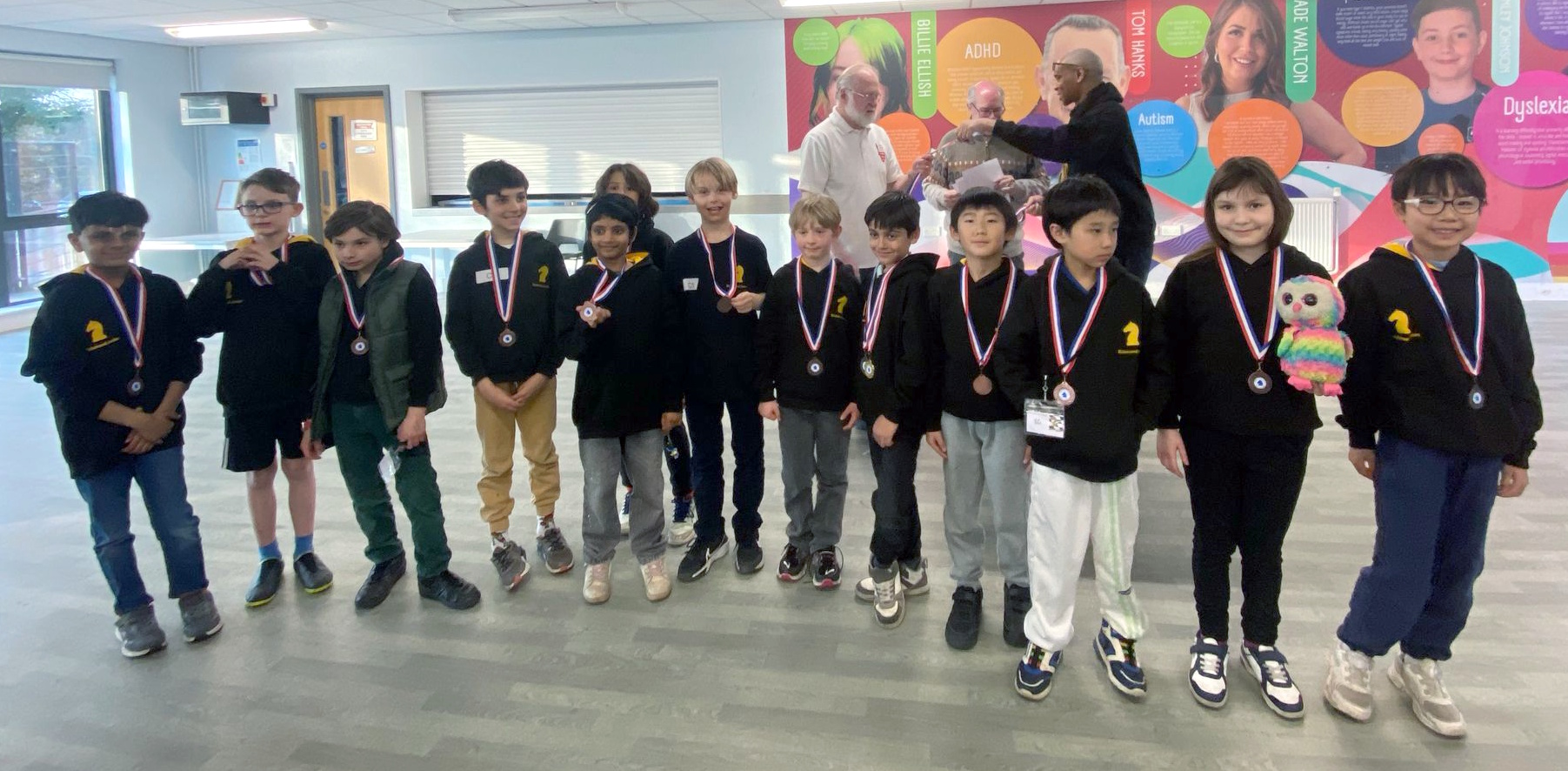 Richmond U9 Team with their Bronze Medals at their Zonal 2025