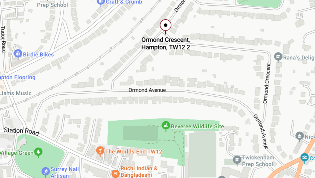 Map of Twickenham Prep School Map of Twickenham Prep School and the streets in the immediate neighbourhood